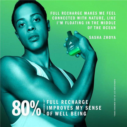 Adidas Vibes Full Recharge for Him Eau de Parfum 100ml - Energizing Fragrance