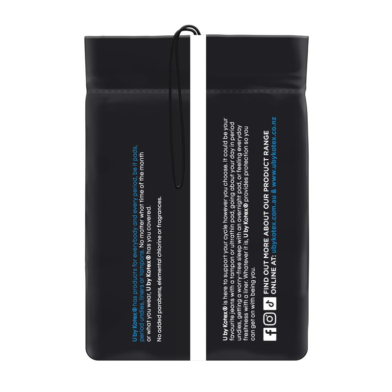 U by Kotex Overnight Extra Pads with 3D Leak Barrier - 10 Pads