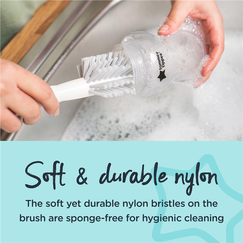 Tommee Tippee Closer to Nature 2-in-1 Baby Bottle Brush-Auzzi Store