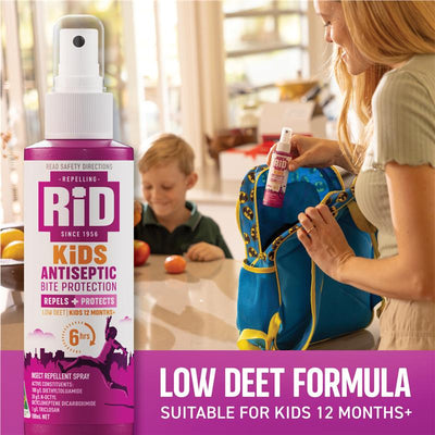 Rid Kids Antiseptic Repellent Pump Spray - 100ml