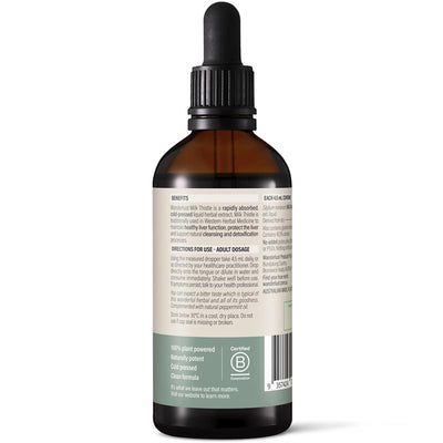 Wanderlust Milk Thistle Liquid Extract 140ml - Natural Liver Support