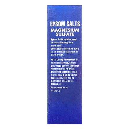 Sanofi Magnesium Sulfate Epsom Salts Bath Crystals 375g