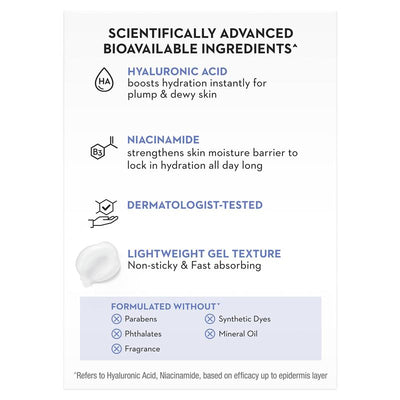 Olay Luminous Hyaluron + Niacinamide Gel Moisturiser - 50g