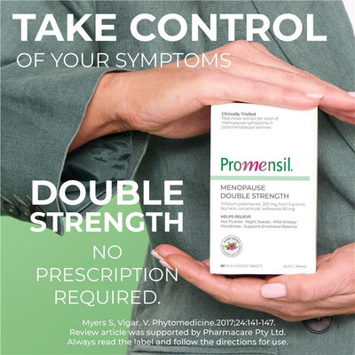 Promensil Menopause Double Strength 60 Tablets - Natural Relief