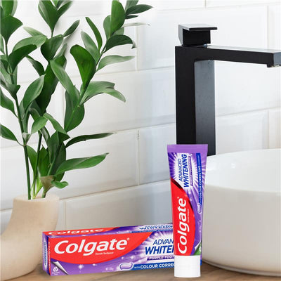 Colgate Advanced Whitening Purple Toothpaste - 120g
