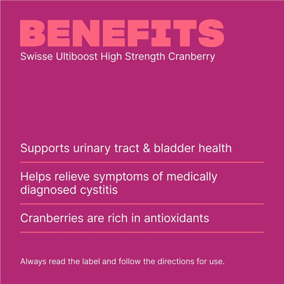Swisse Ultiboost PACRAN® Cranberry Capsules 90 – Urinary Tract Support