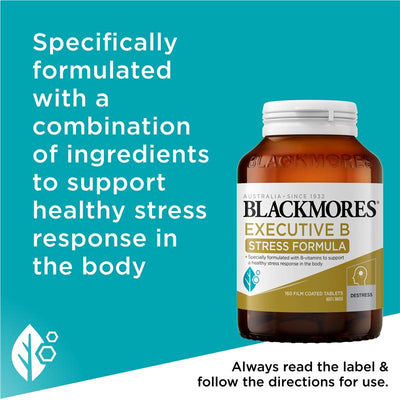 Blackmores Executive B Stress Formula Tablets with Magnesium – 160