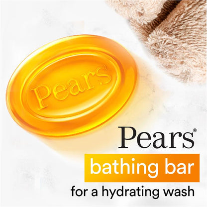 Pears Pure & Gentle Transparent Soap 3x125g – Natural Oils & 100% Glycerine