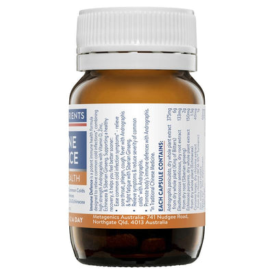 Ethical Nutrients Immune Defence - 30 Capsules for Cold Relief