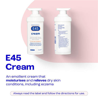 E45 Dermatological Cream Pump 500g - Ultimate Relief for Dry Skin