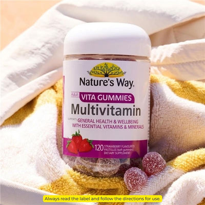 Nature's Way Adult Vita Gummies Multi-Vitamin 120 Gummies - Essential Nutrients