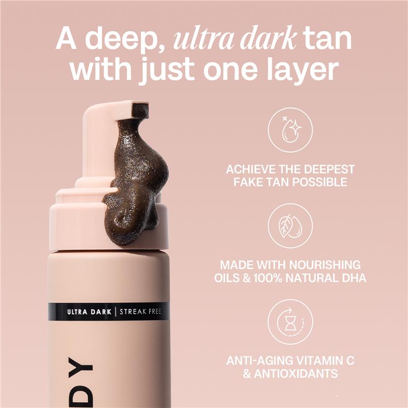 Bali Body Ultra Dark Self Tanning Mousse 200ml - Deepest Tan Formula