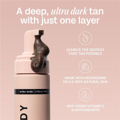 Bali Body Ultra Dark Self Tanning Mousse 200ml - Deepest Tan Formula