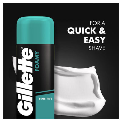 Gillette Sensitive Skin Shaving Foam Value Pack 333g
