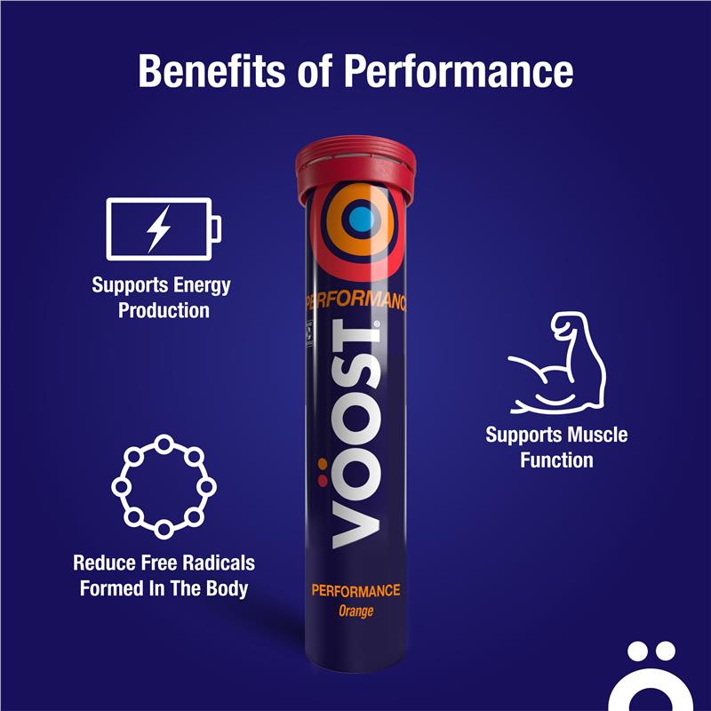 Voost Vitamin B+ Orange Effervescent Tablets - 20 Vegan Supplements