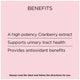 GO Healthy Cranberry Extract 60,000 mg – Urinary Support, 60 VegeCapsules – view 5 - Auzzistore