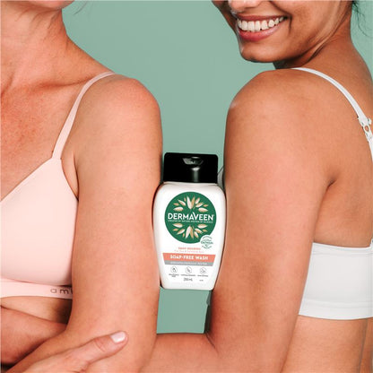 DermaVeen Hypoallergenic Soap-Free Cleanser 250mL for Dry & Sensitive Skin