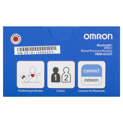 Omron HEM6232T Bluetooth Wrist Blood Pressure Monitor - Auzzi Store