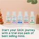 GAIA Natural Baby Starter Kit - 5 x 50ml Travel Size – view 5 - Auzzistore