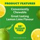 Cenovis Mega Vitamin C 1000mg Chewable Tablets, Lemon Lime, 60 – view 5