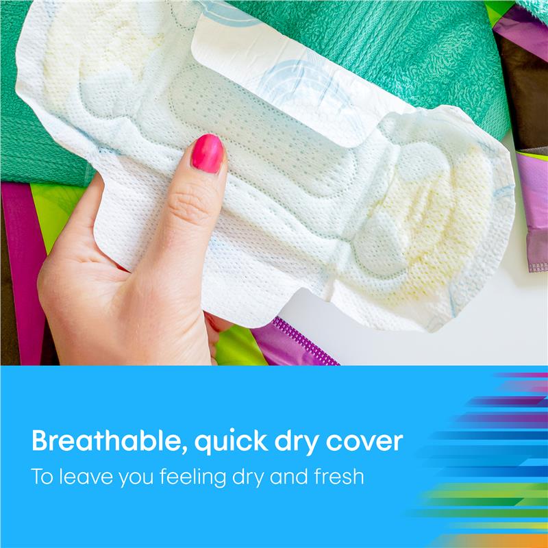 U by Kotex Sport Ultrathins Regular Wing Pads – 12-Pads