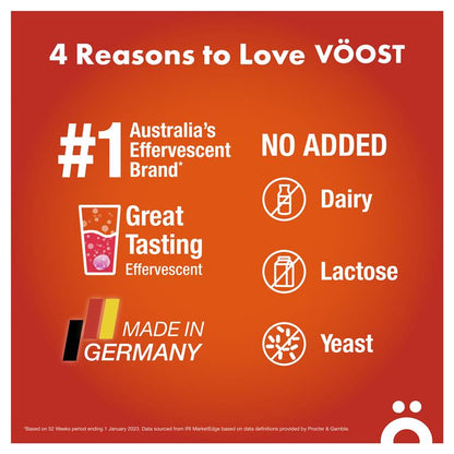 Voost Berry Effervescent Multivitamin Tablets with 14 Vitamins – 20 Pack