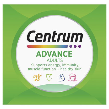 Centrum Advance Multivitamin, 100 Tablets - Supports Energy, Immunity, Skin & Muscle