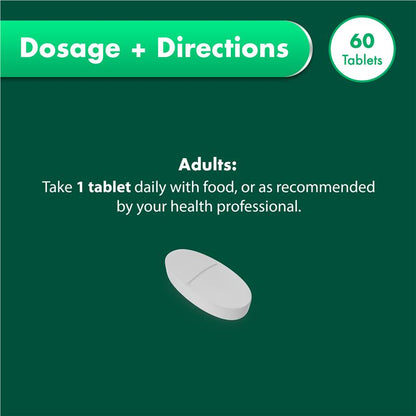 Nature's Own Vitamin B3 500mg - 60 Tablets for Energy & Skin Health