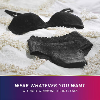 TENA Discreet Women's Incontinence Underwear Black Large 9 Pants