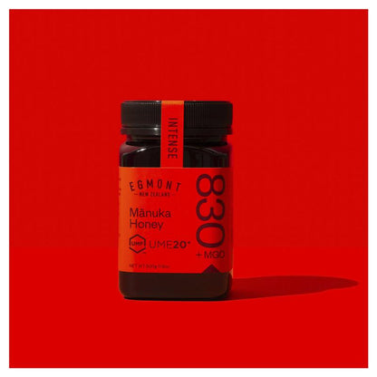 Egmont UMF 20+ Manuka Honey 500g – Raw, Non-GMO New Zealand MGO 830+