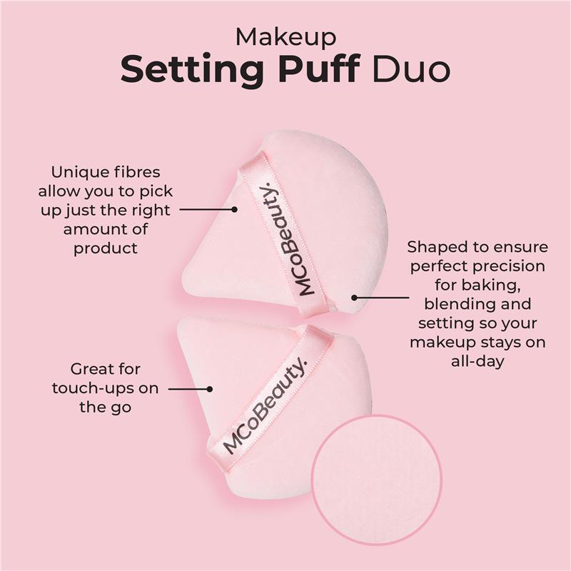 MCoBeauty Makeup Setting Puff Duo