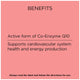 GO Healthy CoQ10 Ubiquinol 100mg 60 Capsules - Energy & Heart Support – view 5 - Auzzistore