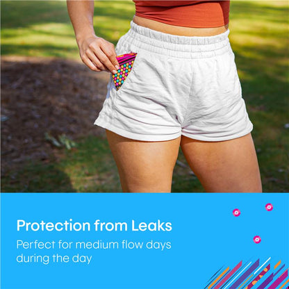 U by Kotex Designer Series Ultrathin Wings Pads, Regular, 22 Pads