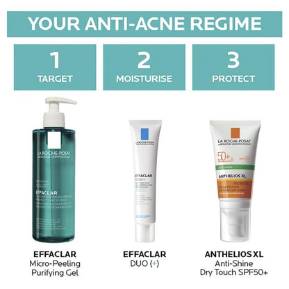 La Roche-Posay Effaclar Micro Peeling Purifying Gel - 400ml for Acne-Prone Skin