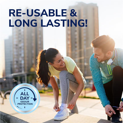 Dr. Scholl's 4-Pack Shoe Deodorizer Balls – Reusable Freshness for Shoes & Bags