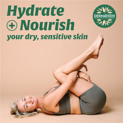 DermaVeen Fragrance-Free Soap-Free Wash for Dry, Sensitive Skin 1L