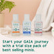 Gaia Natural Baby Mini Traveller - 3 x 50ml Travel Pack – view 5 - Auzzistore