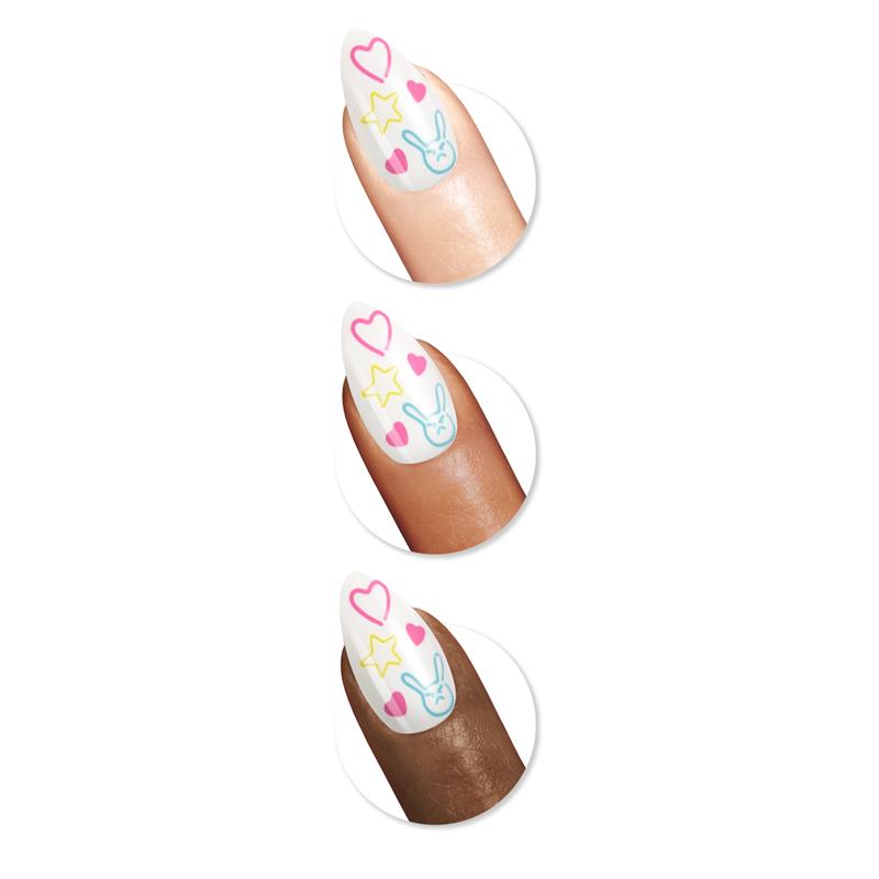 Sally Hansen Salon Effects Perfect Manicure 24 Press On Nails Expertly Villainous Limited Edition