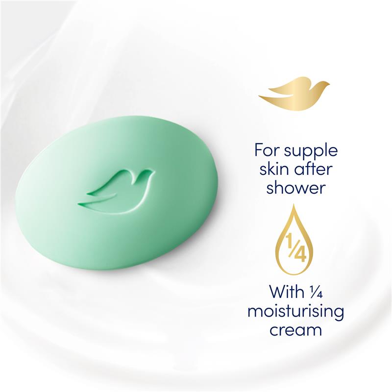 Dove Cucumber Green Tea Beauty Bar - Moisturizing 4x90g