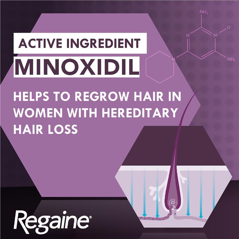 Regaine Women's Extra Strength Minoxidil Foam Hair Regrowth Treatment 2 x 60g-Auzzi Store