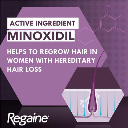 Regaine Women's Extra Strength Minoxidil Foam Hair Regrowth Treatment 2 x 60g-Auzzi Store