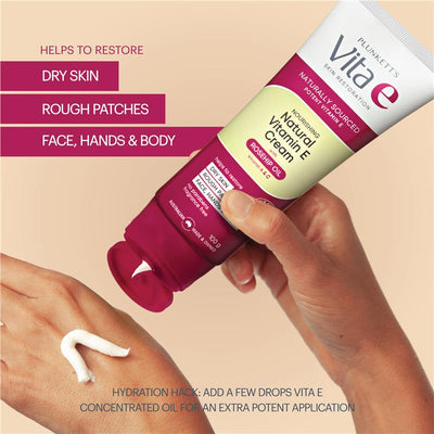 Plunkett's Vita E Natural Vitamin E Cream 100g - Repair & Restore