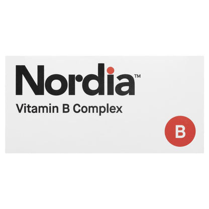 Nordia Vitamin B Complex Unflavoured Powder - 28 Sachets for Energy Support