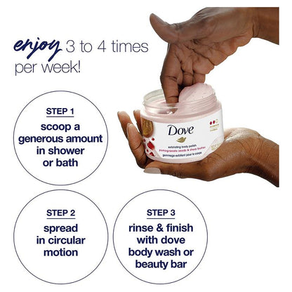 Dove Pomegranate & Shea Butter Exfoliating Body Polish 298g