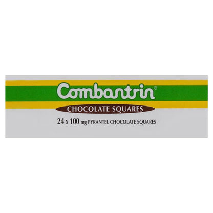 Combantrin Chocolate Squares 24 - Effective Worm Treatment-Auzzi Store