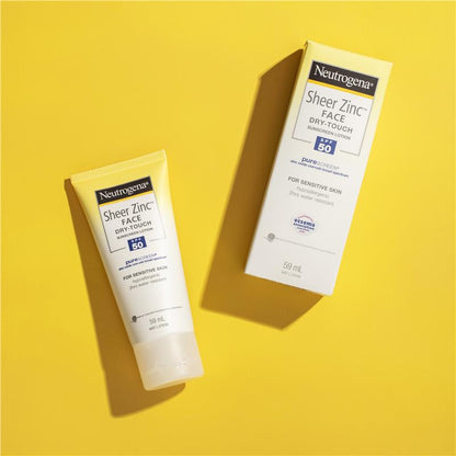 Neutrogena Sheer Zinc Body Dry-Touch Sunscreen Lotion SPF 50 - 88mL-Auzzi Store