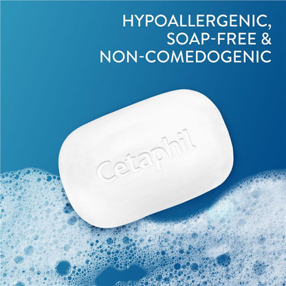 Cetaphil Gentle Cleansing Bar 127g – Hypoallergenic for Sensitive Skin