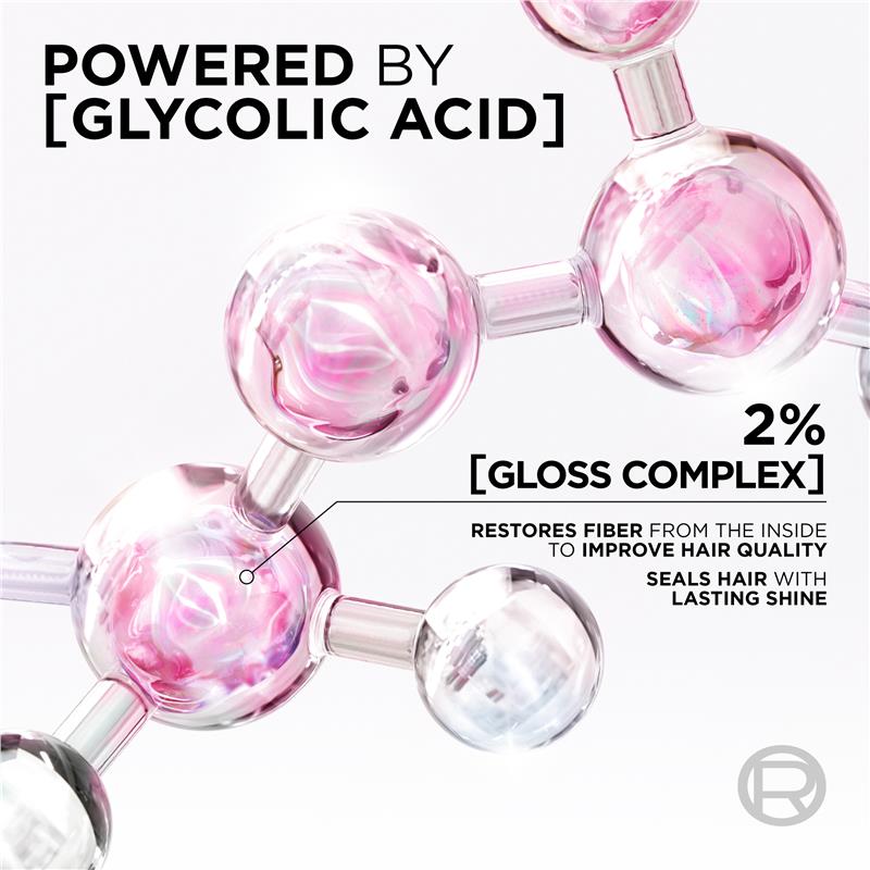 L'Oreal Paris Elvive Glycolic Gloss Shampoo 200ml - At-Home Hair Glossing Treatment