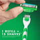 Gillette Mach3 Sensitive Razor Blade Refills - 8 Pack, 3 Blades – view 5 - Auzzistore