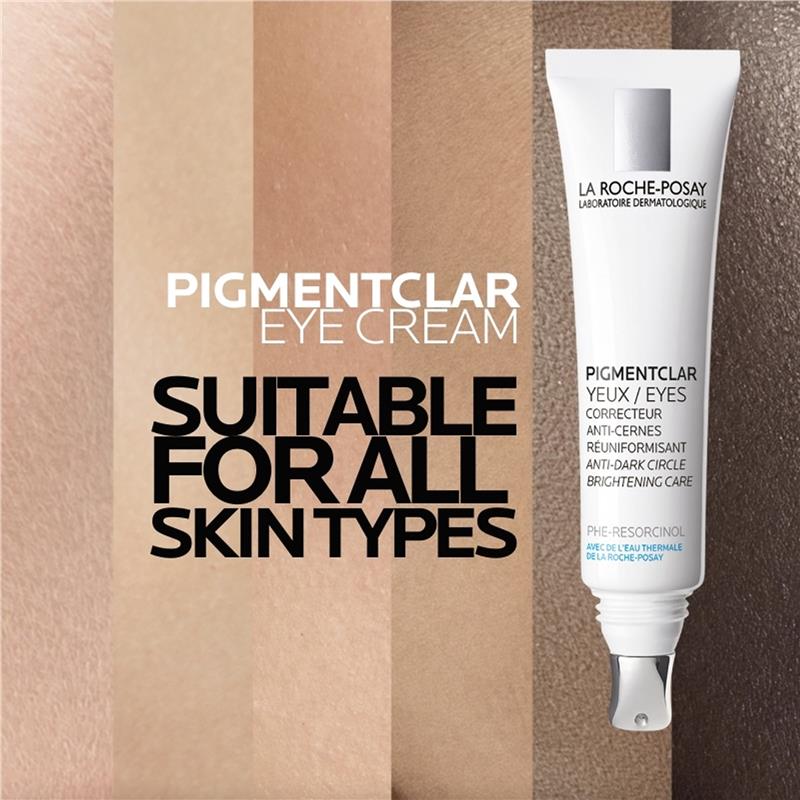 La Roche-Posay Pigmentclar Eye Anti-Pigmentation Cream 15ml - Brightening Eye Treatment-Auzzi Store